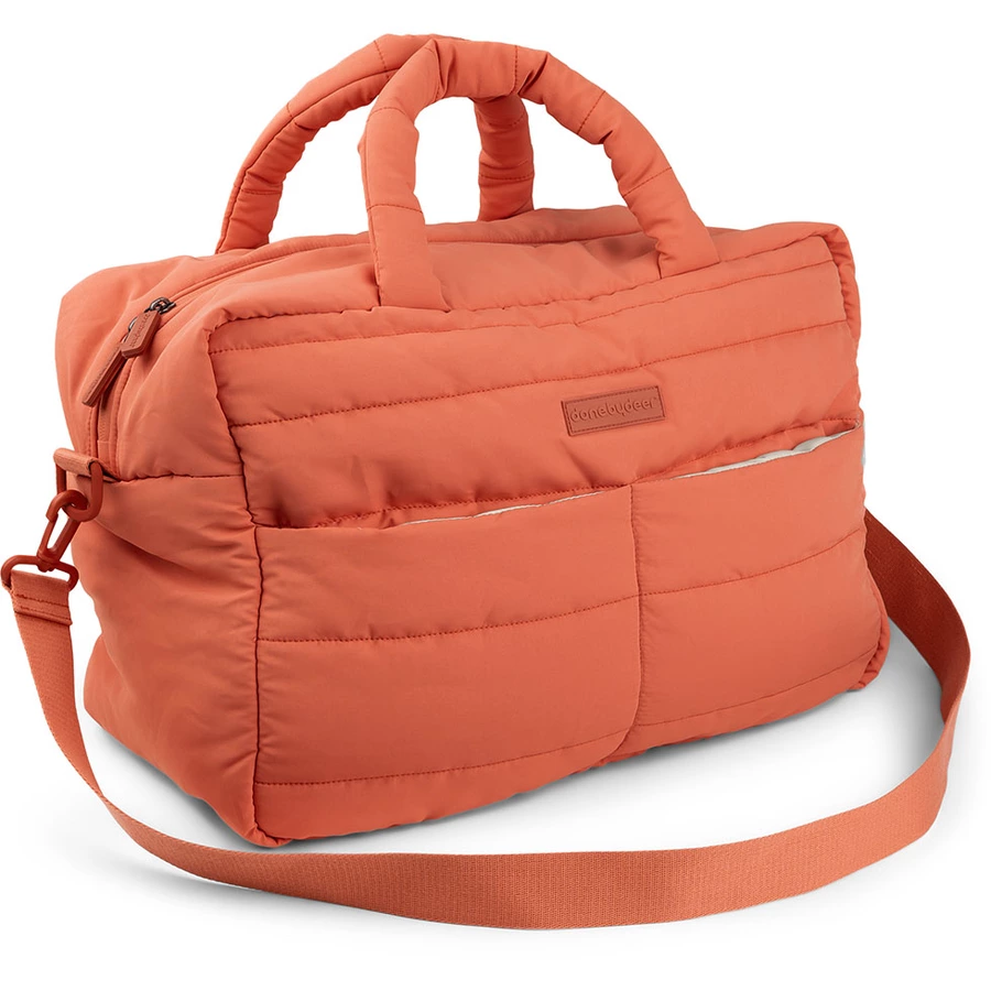 Done by Deer™ Gesteppte Wickeltasche Papaya