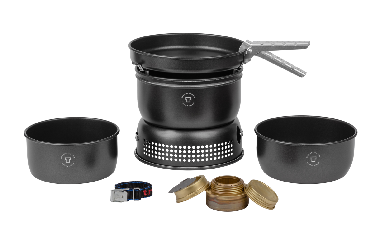 Trangia Trangiakök 25-4 HA Campingkochset 4- teilig mit Spiritusbrenner Set 1