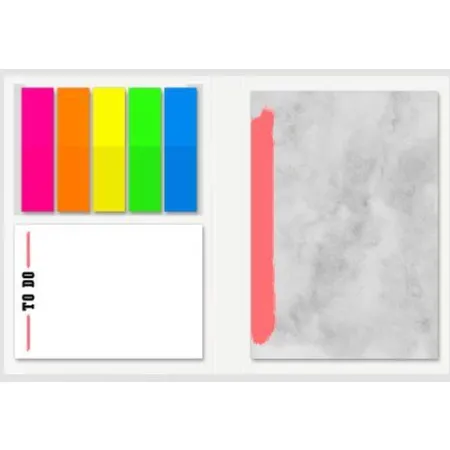 BRUNNEN Haftnotizen-Set Neon