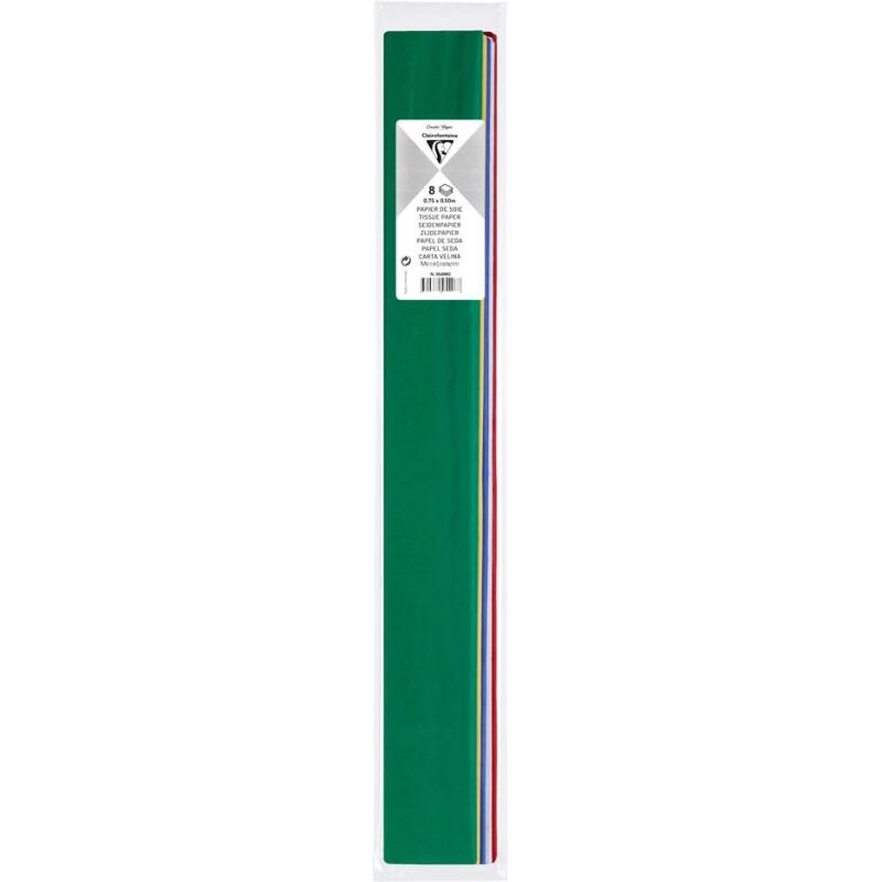PAPIER DE SOIE, 20 sachets de 25 feuilles 18g/m2 au format 50x75cm - Assortiment
