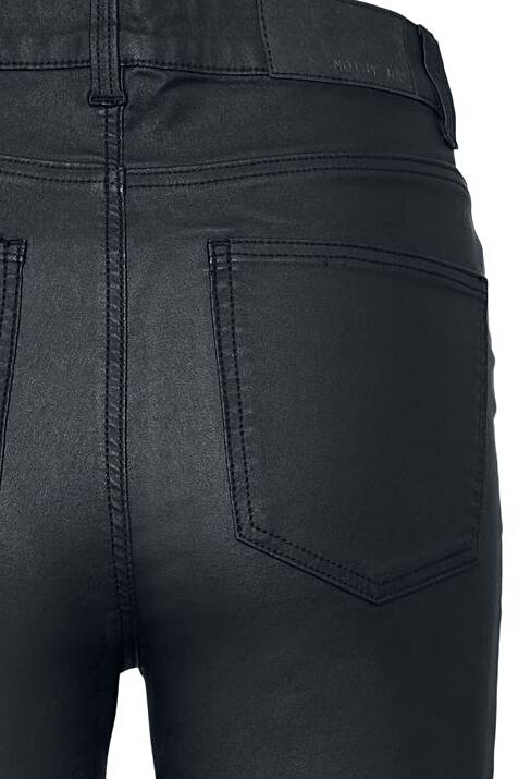 Sallie - Pantalon Taille haute Évasé | Noisy May Pantalon imitation cuir