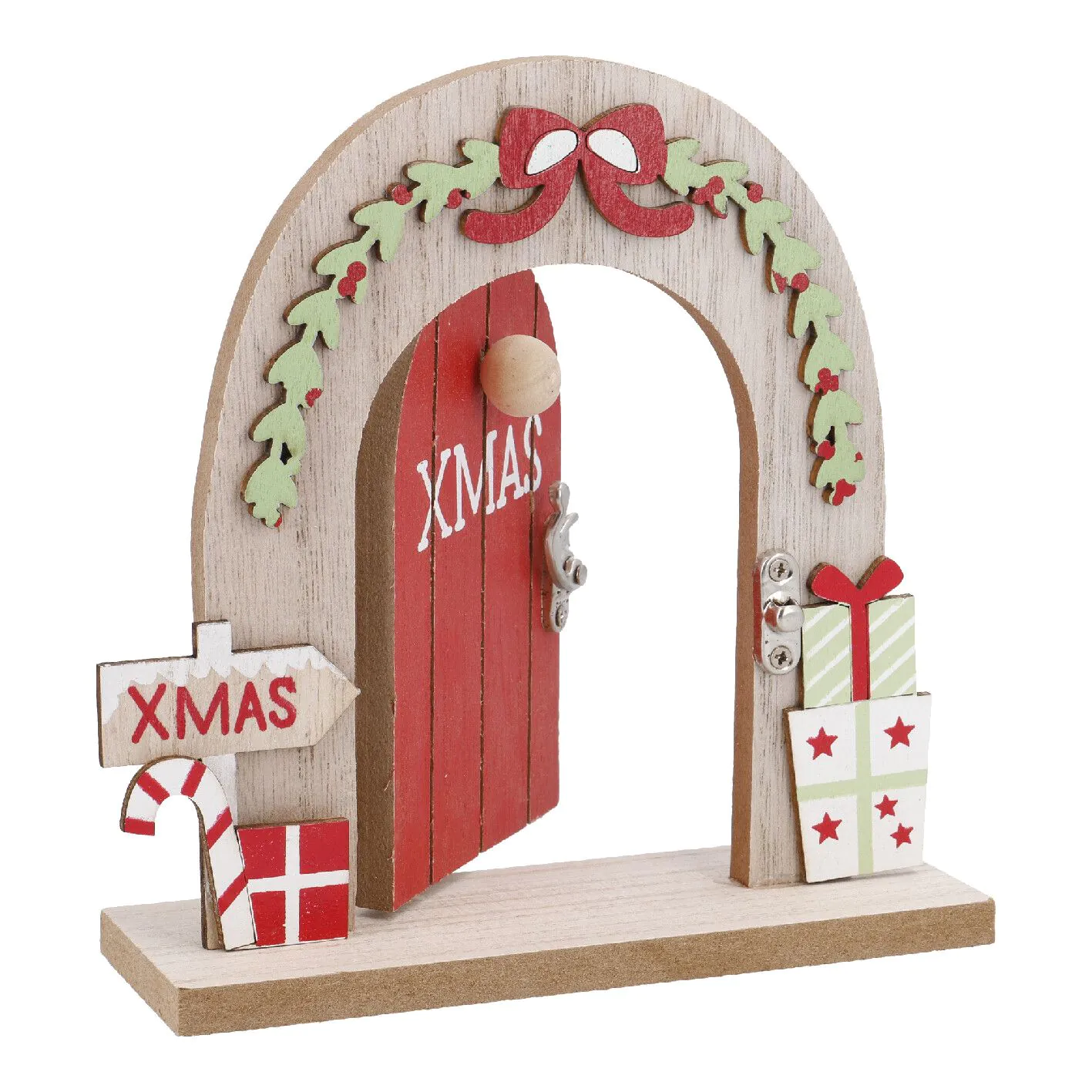 Wichteltür Bogen, XMAS, 16 cm