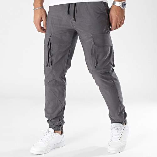 Pantalon Cargo Gris Anthracite
