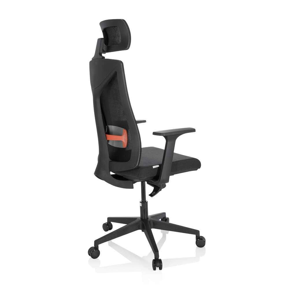 Profi Bürostuhl KODIAK Stoff/Netzstoff mit Armlehnen hjh OFFICE