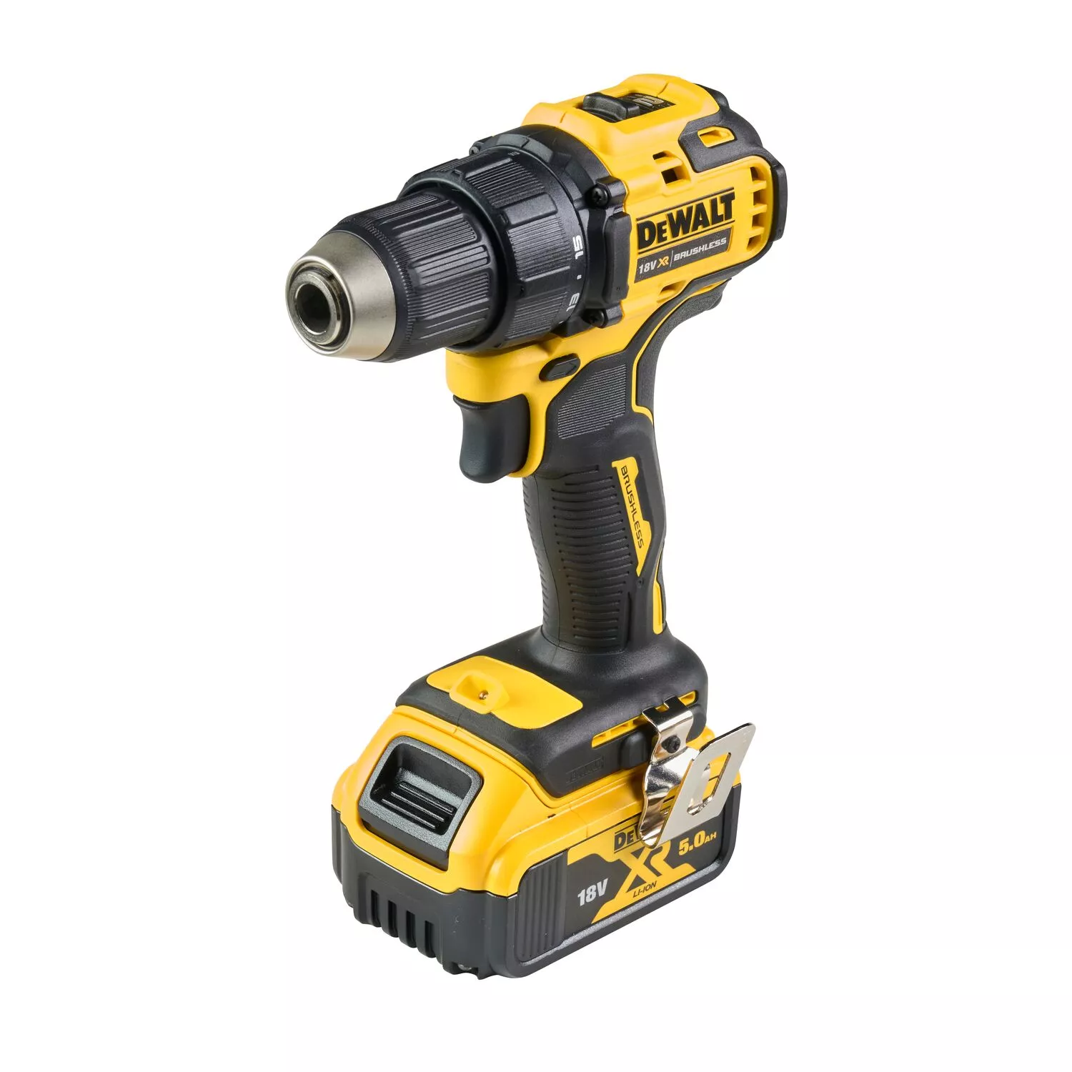 DeWALT DCD708P2T-QW 18V Li-ion XR Accu Schroef-/boormachine set (2x 5.0Ah) in TSTAK koffer - koolborstelloos