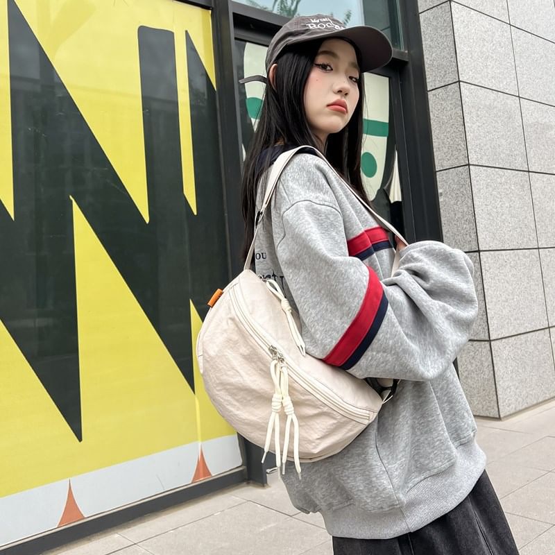 Wavecho - Canvas Crossbody Tas met Rits