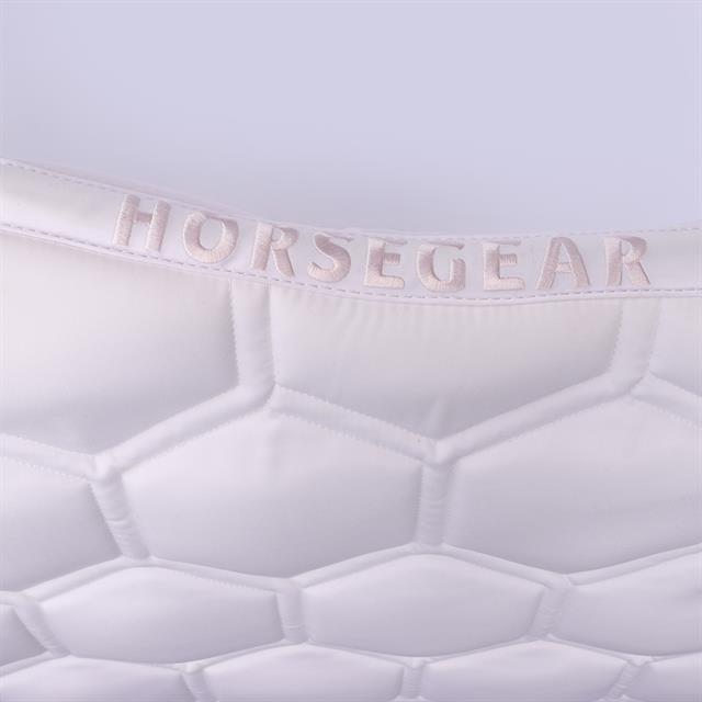 Zadeldek HORSEGEAR HGBrean Dressuur Wit-roze