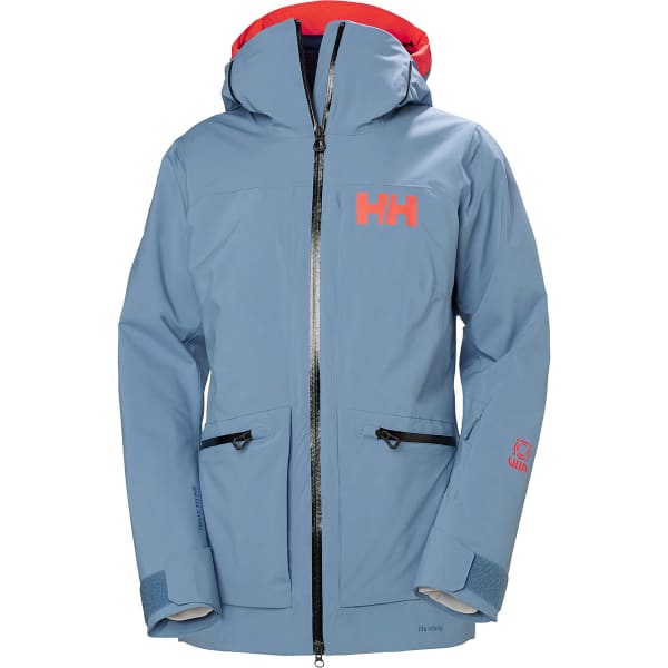 Veste de ski HELLY HANSEN W POWDERQUEEN INFINITY JACKET BLUE FOG