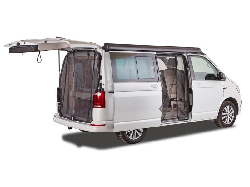 Van Quito Schiebetürenmoskitonetz, Magnet RV, fine-mesh VW Beifahrerseite (rechts), Maschenweite Fine-mesh