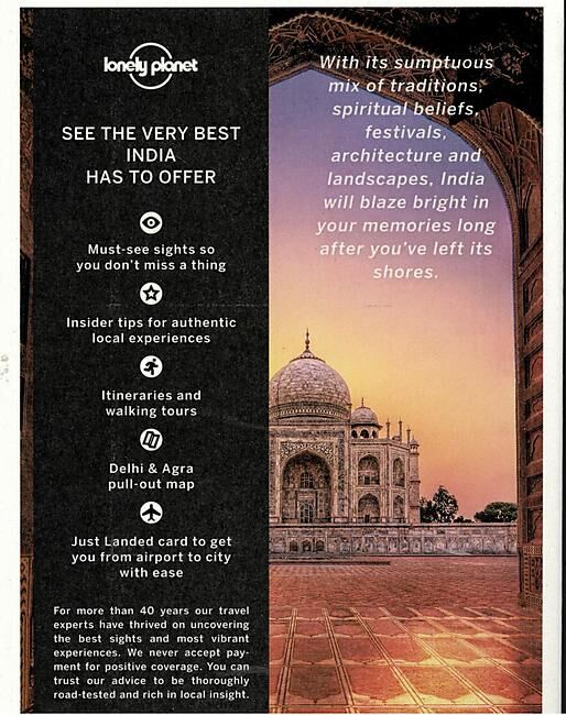 LONELY PLANET - BEST OF INDIA EN ANGLAIS