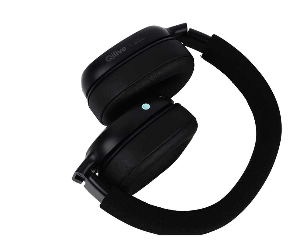 AUSCULTADORES S/FIOS QILIVE V2 Q1008 PRETO