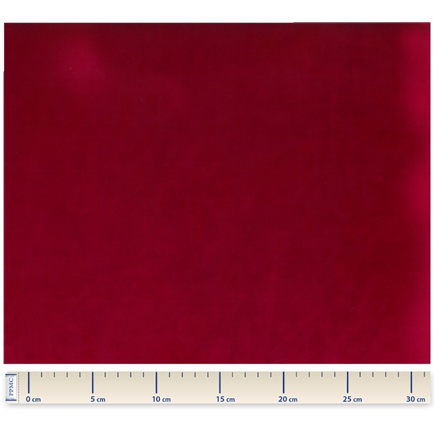 Coupon Tissu 1.5 M - Velours Rouge
