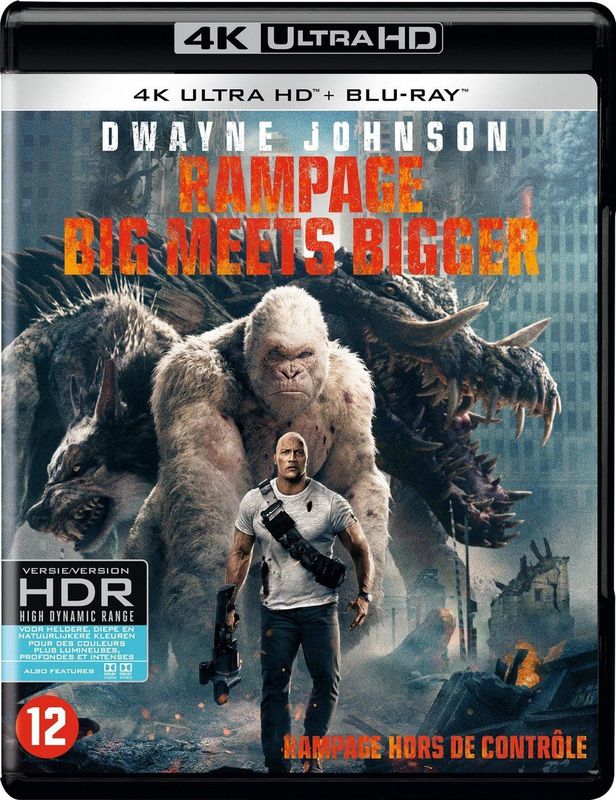 Rampage - Big Meets Bigger - 4k Ultra Hd Blu-ray - Actie & Avontuur
