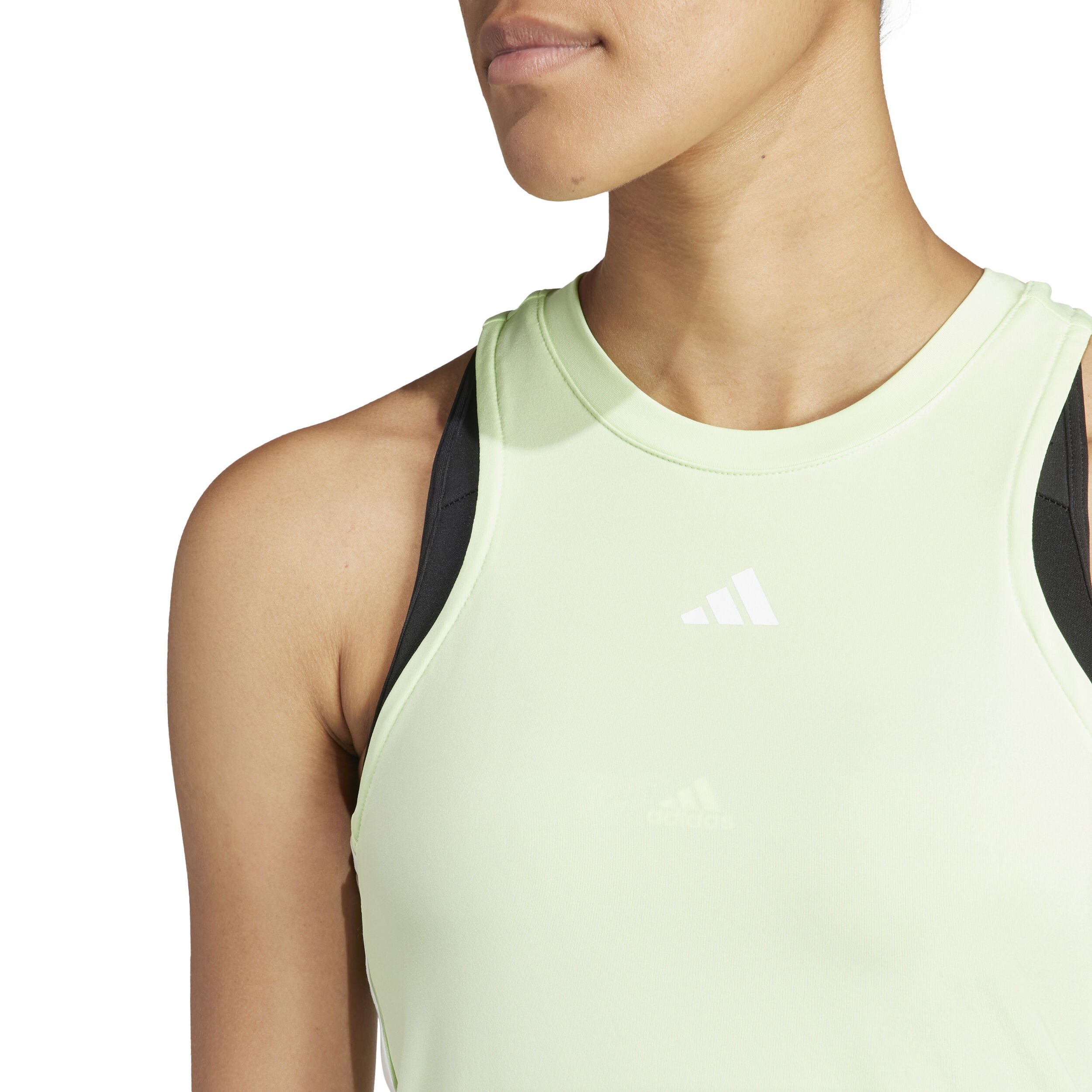 adidas Essentials 3-Stripes Débardeur Tank Top Femmes - Vert Clair