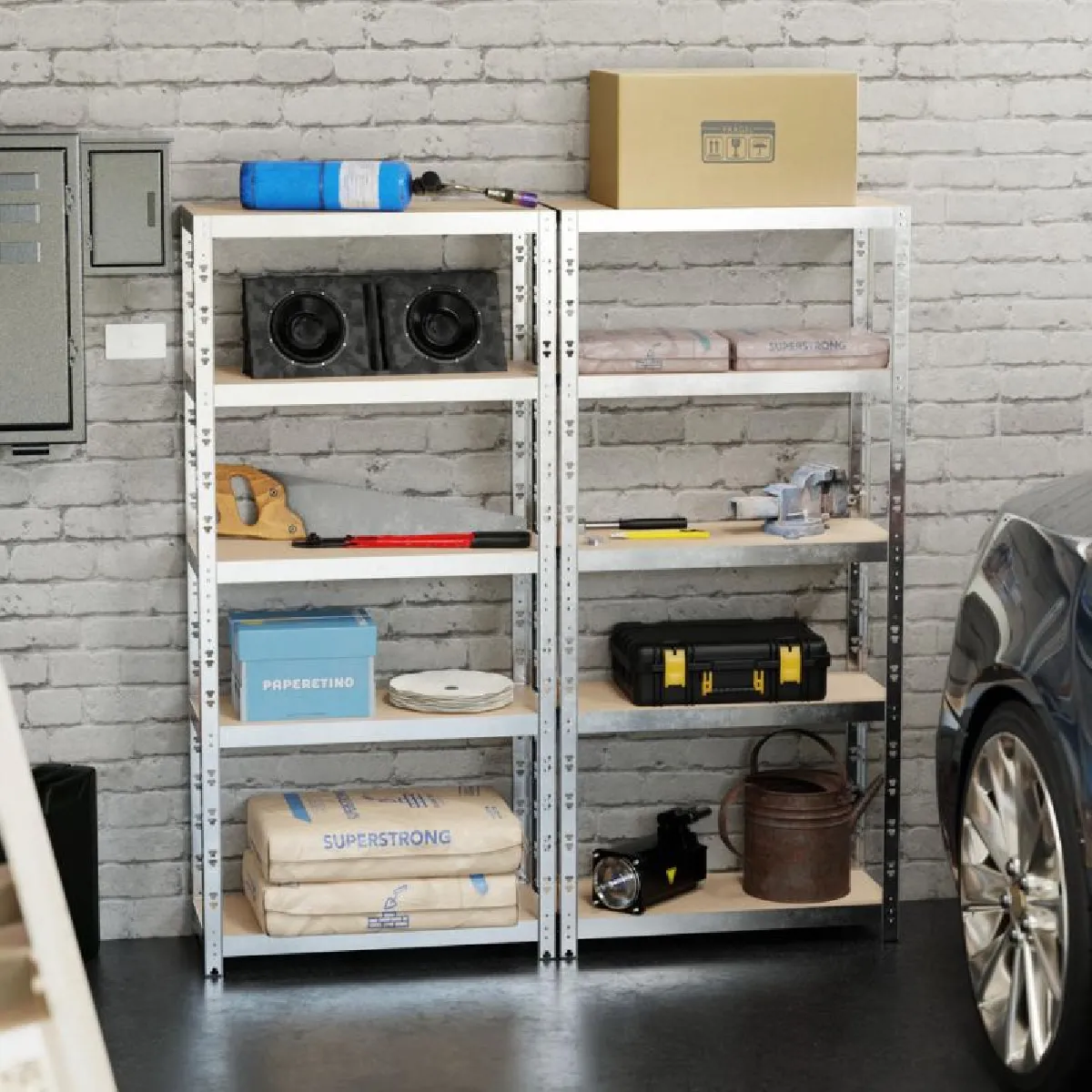 Eurospen Europsen Lot de 2 étagères modulables