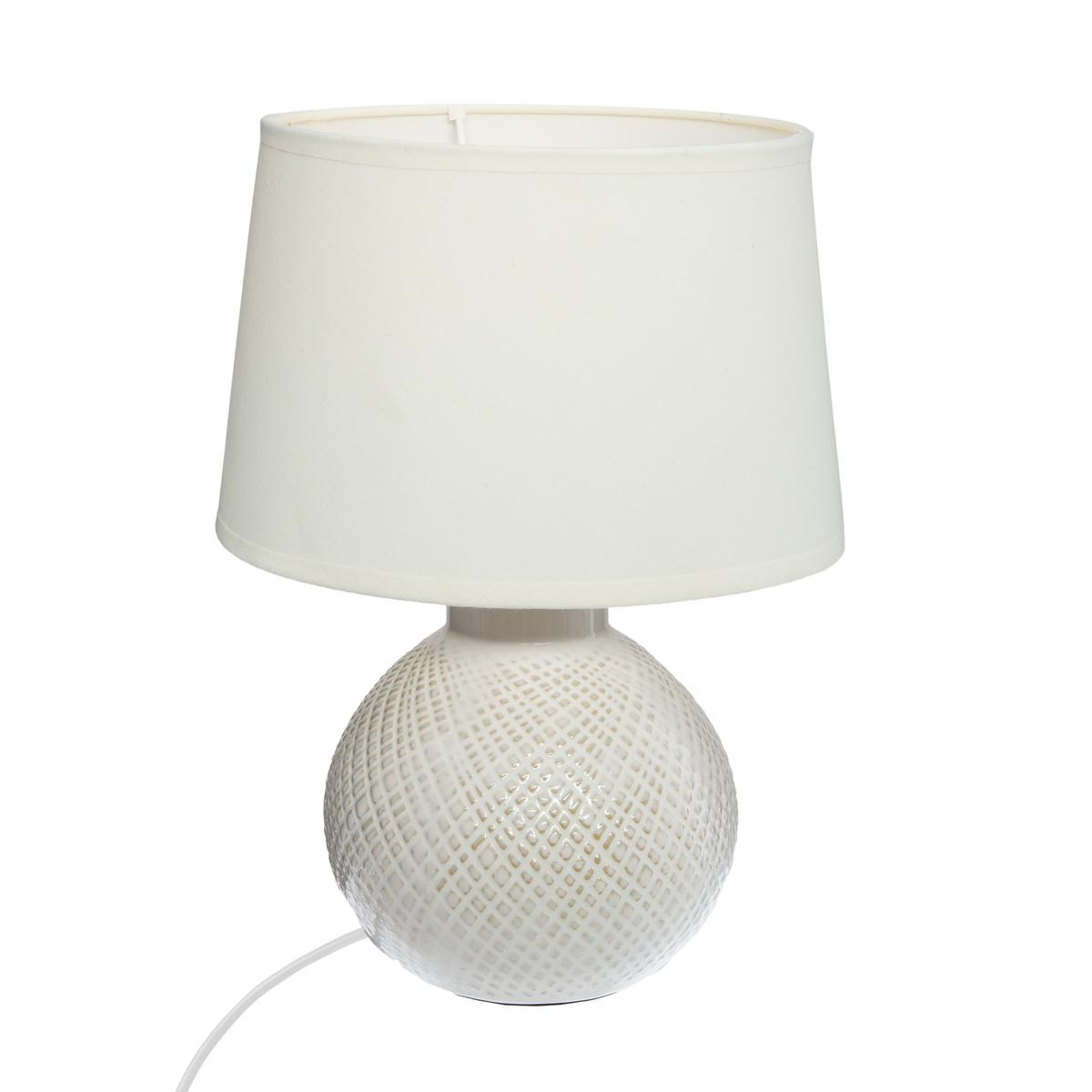 LAMPE CERAMIQUE BOULE H.28.5CM