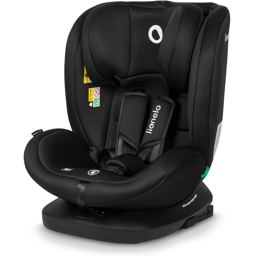lionelo Kindersitz Bastiaan i-Size Black Grey