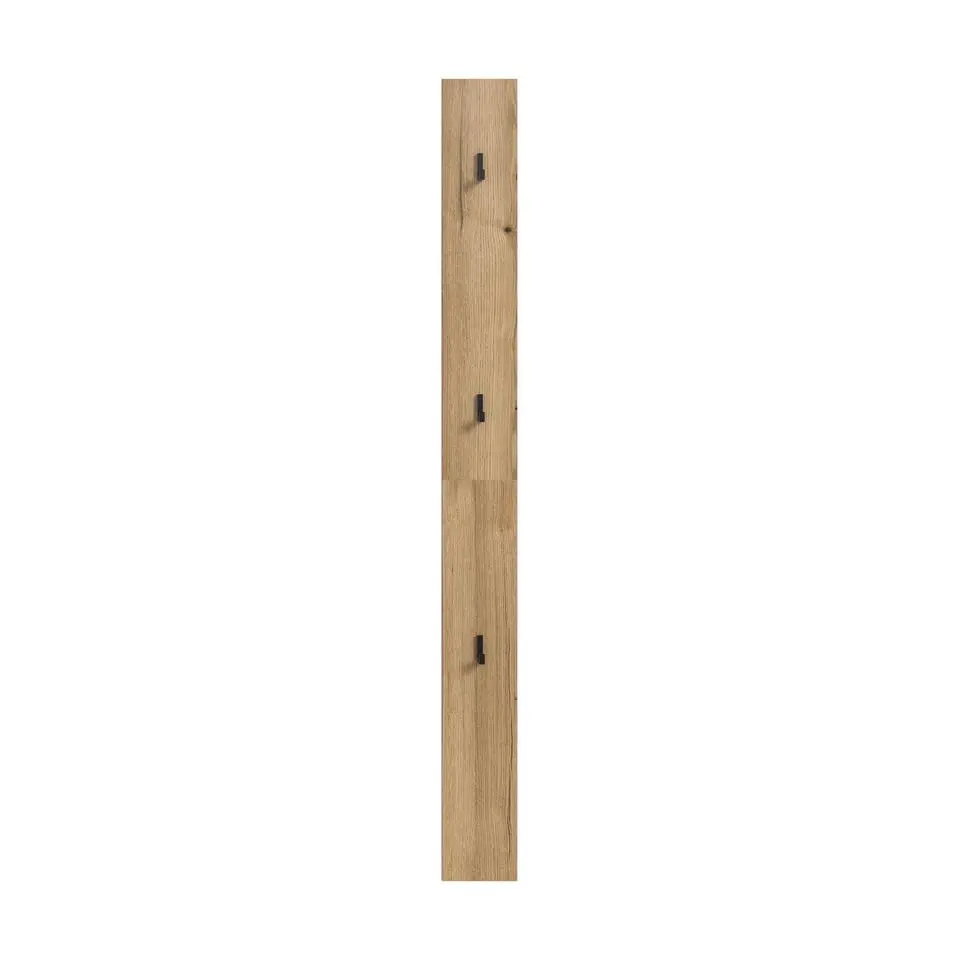 Hioshop Naro kapstok 3 haken eiken decor