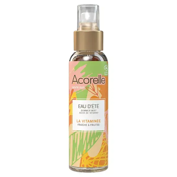 Água de Verão Orgânica Enriquecida com Vitaminas Acorelle 100ml
