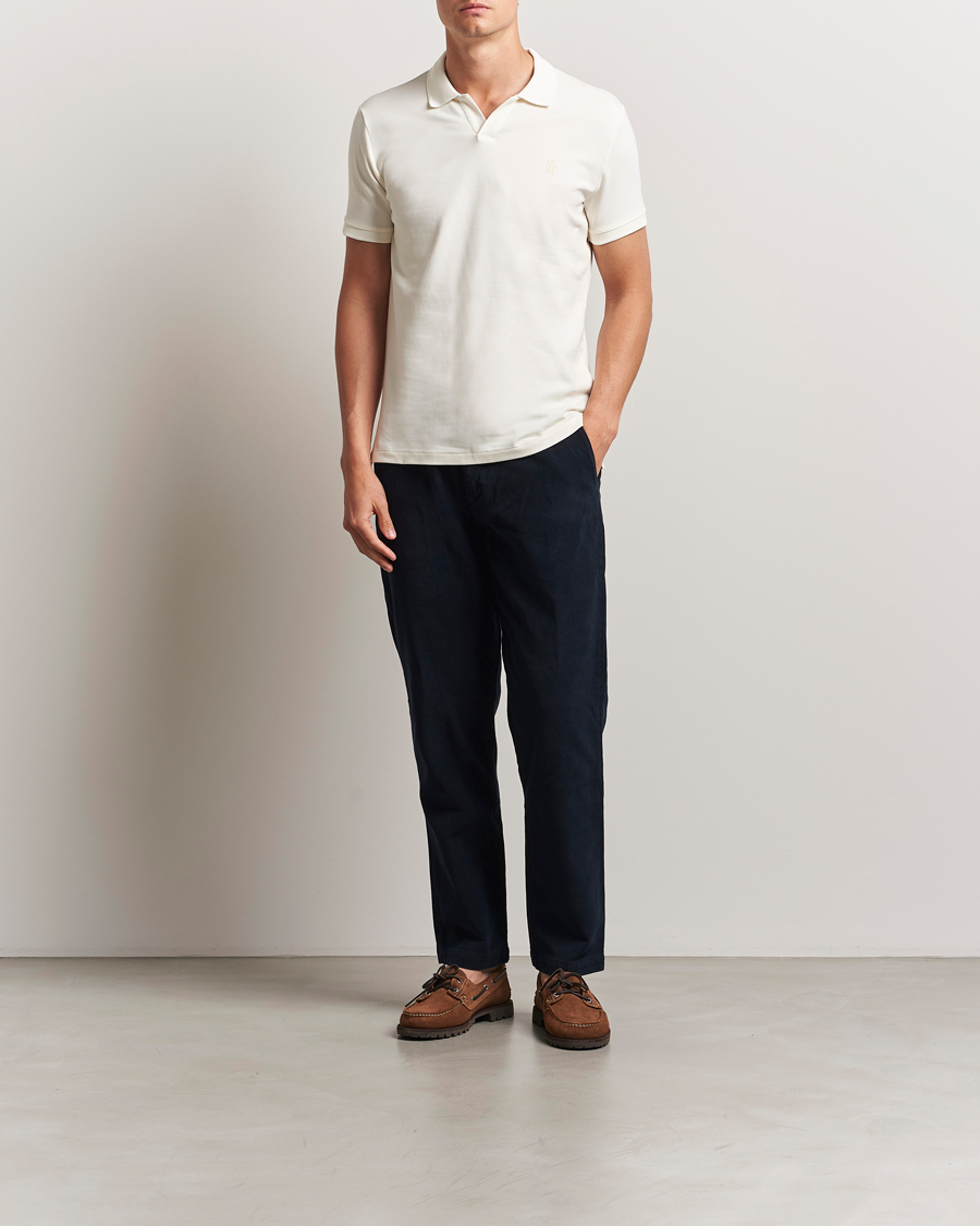 Polo Ralph Lauren Johnny Short Sleeve Polo Pale Cream