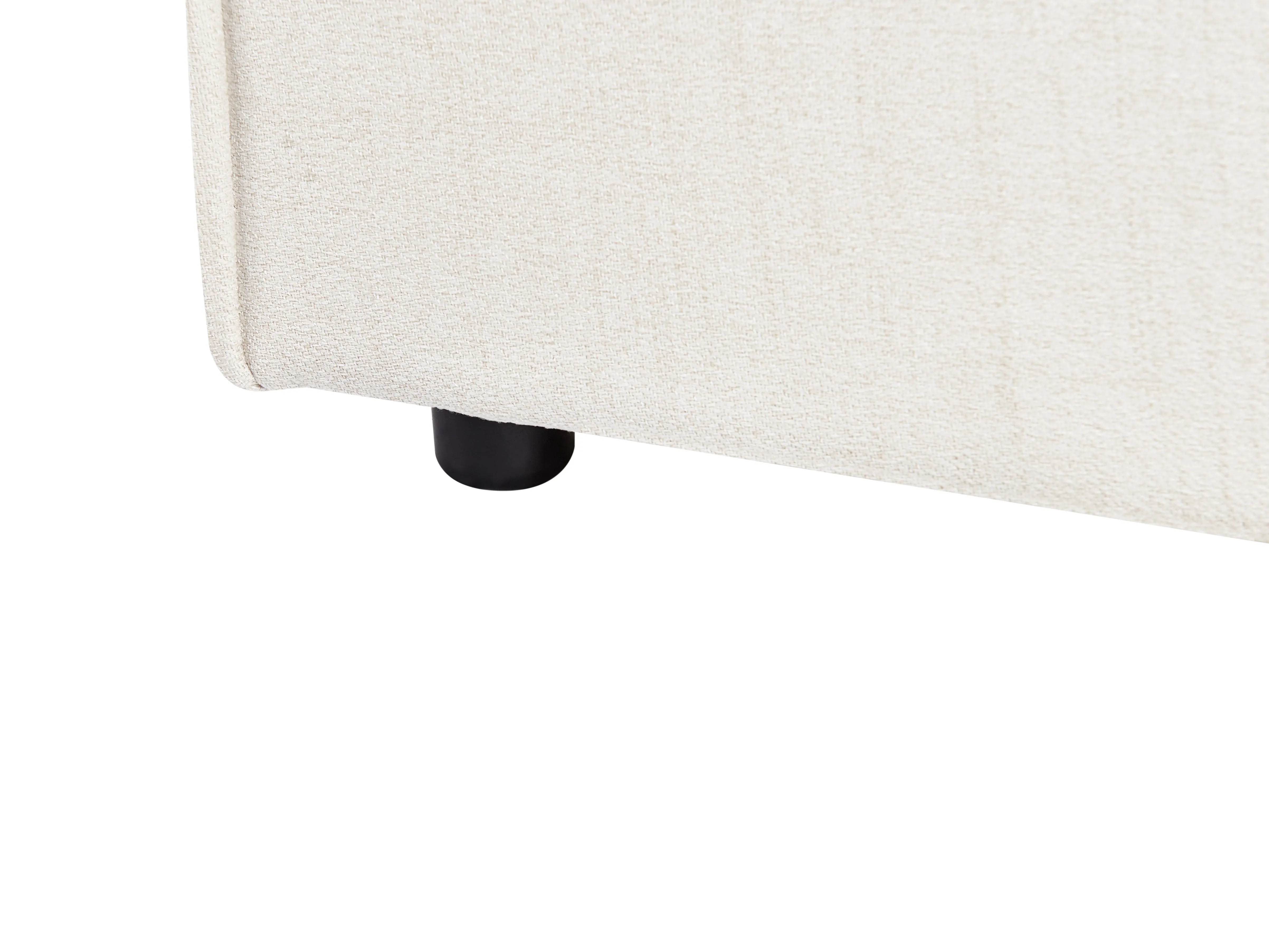 Bed Stof LINARDS 180 x 200 cm Gebroken wit