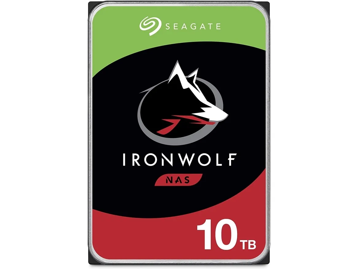 Seagate IronWolf ST10000VN000 - Harddisk - 10 TB - intern - 3.5