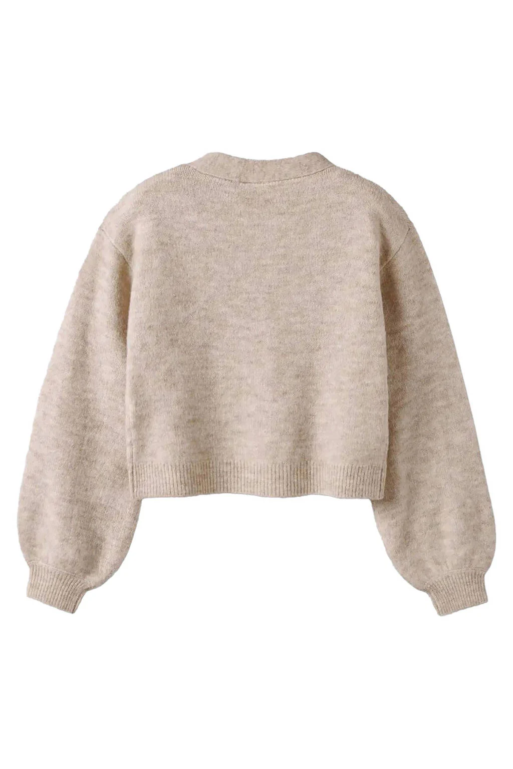 NAME IT KIDS cardigan ecru gebreid