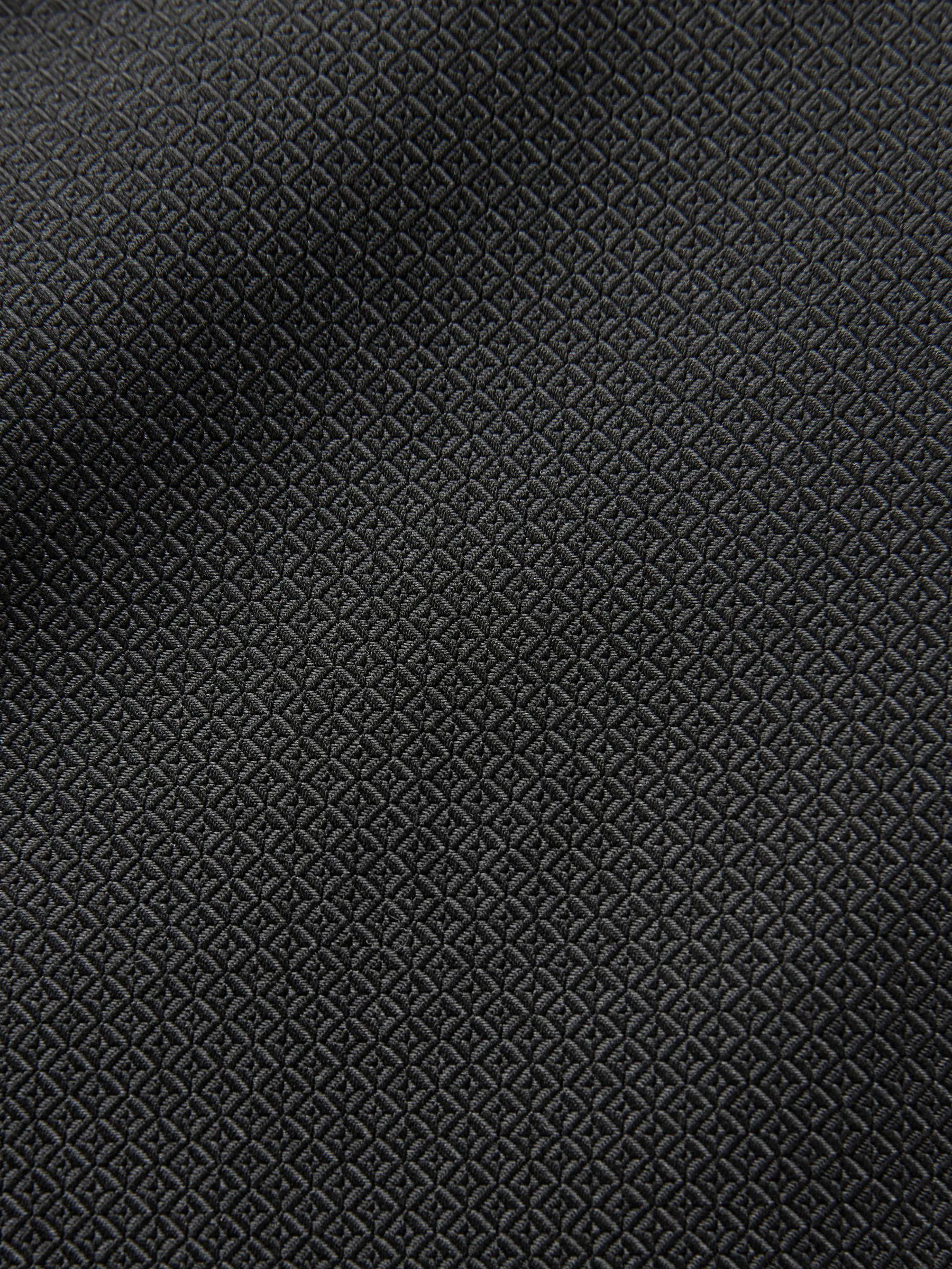 Zwart - Slim Fit - Adjustable Tape Detail Tuxedo Trousers