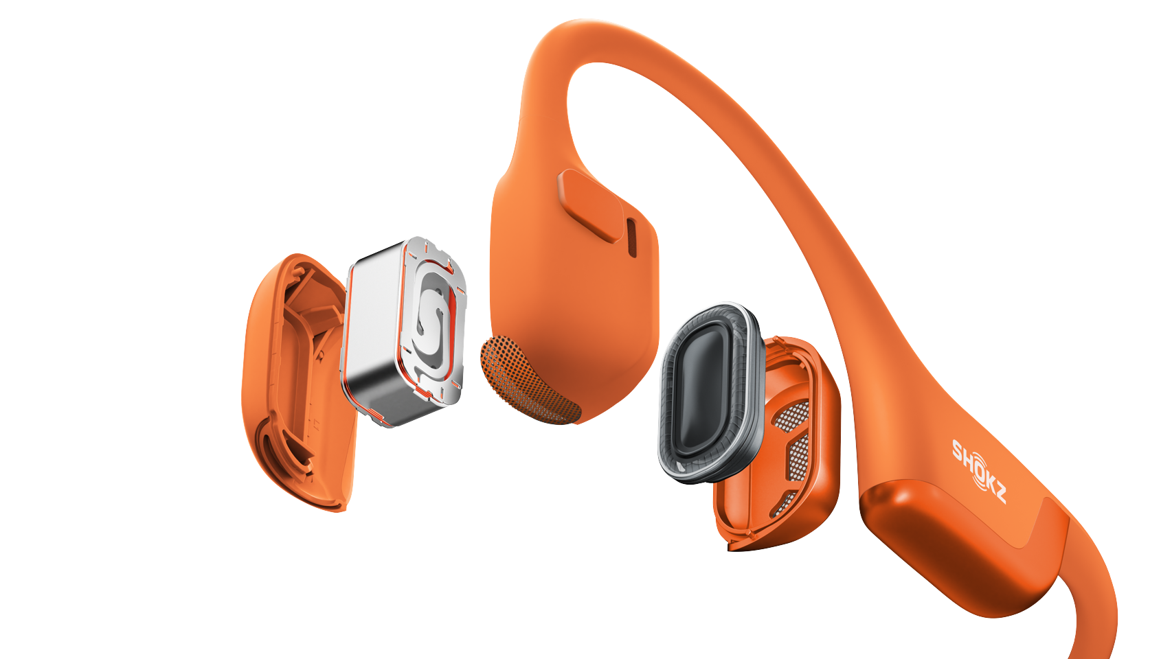 Shokz - OpenRun Pro2 Mini, Orange - Bone Conduction Headset