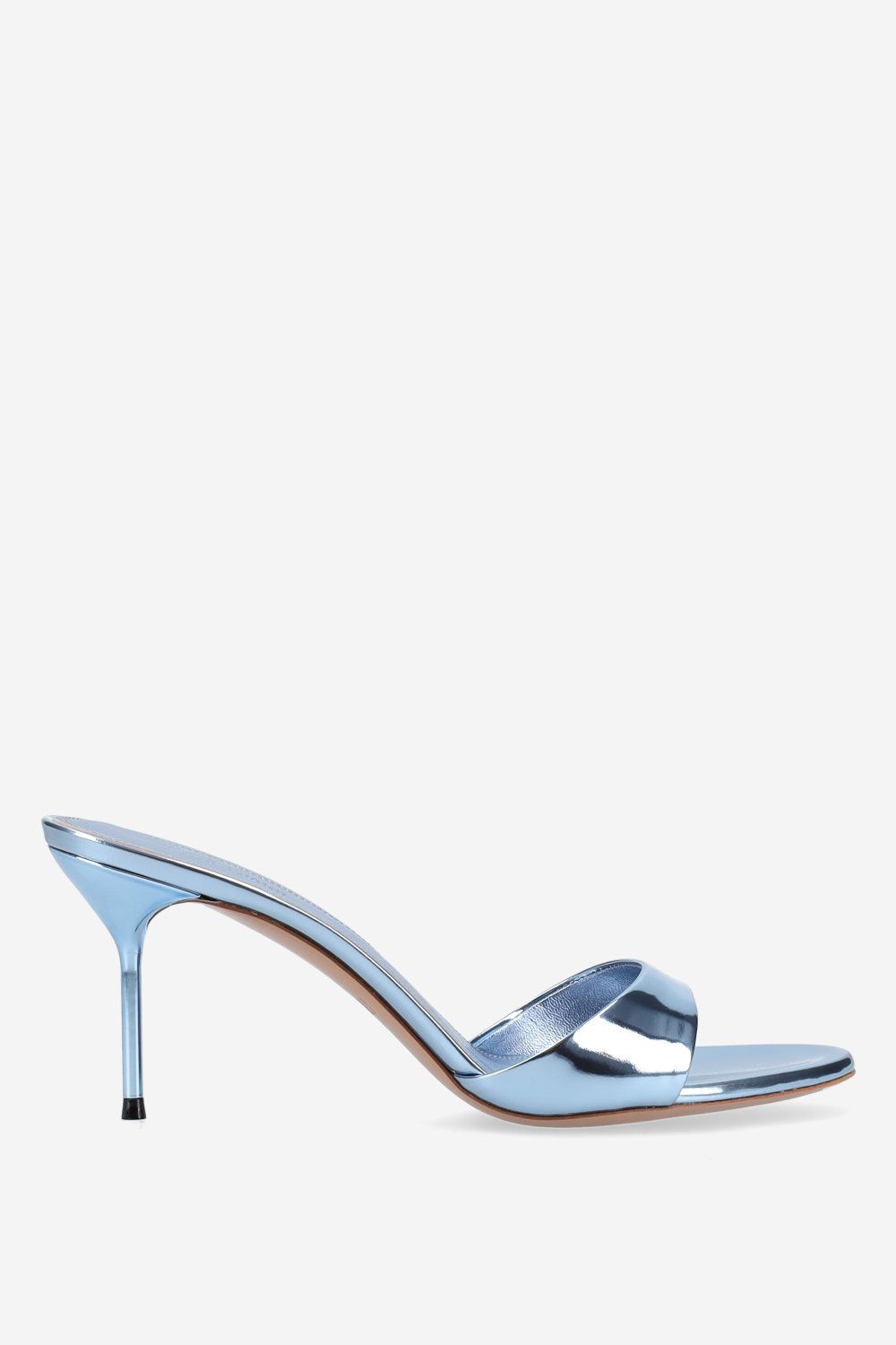 Lidia mirror leather mules