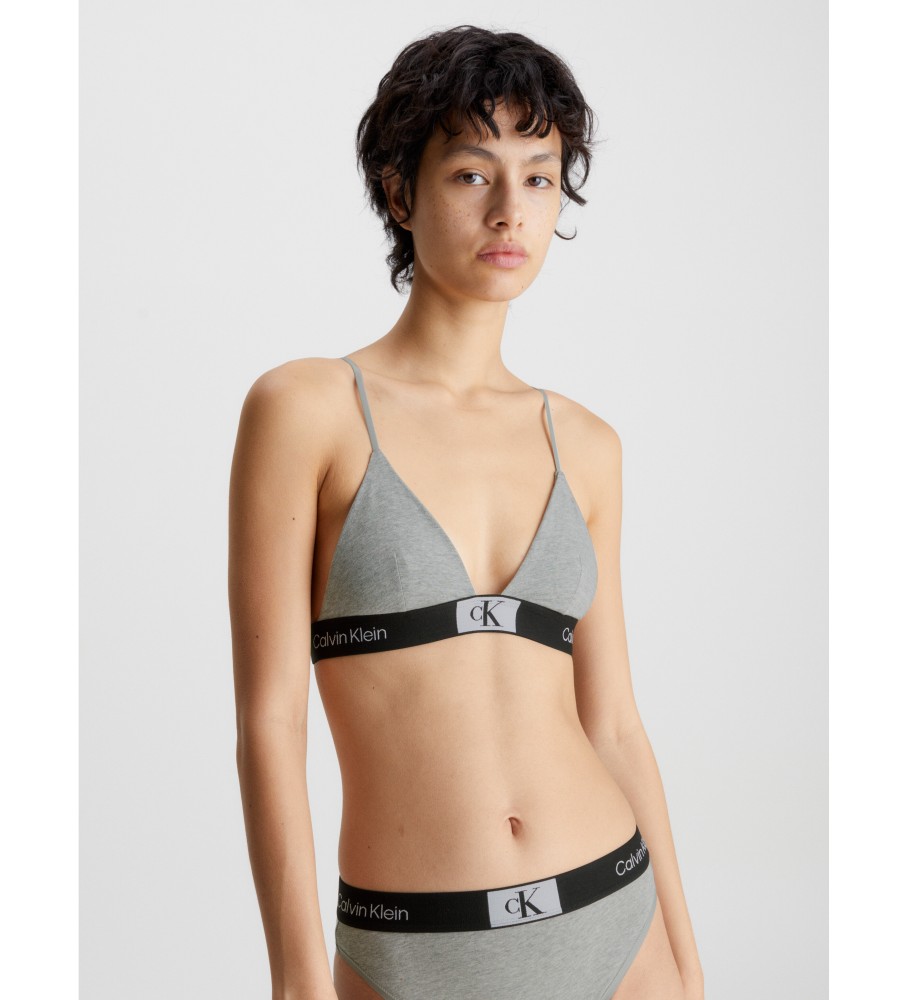 Sutiã Triângulo Calvin Klein CK96 Cinza