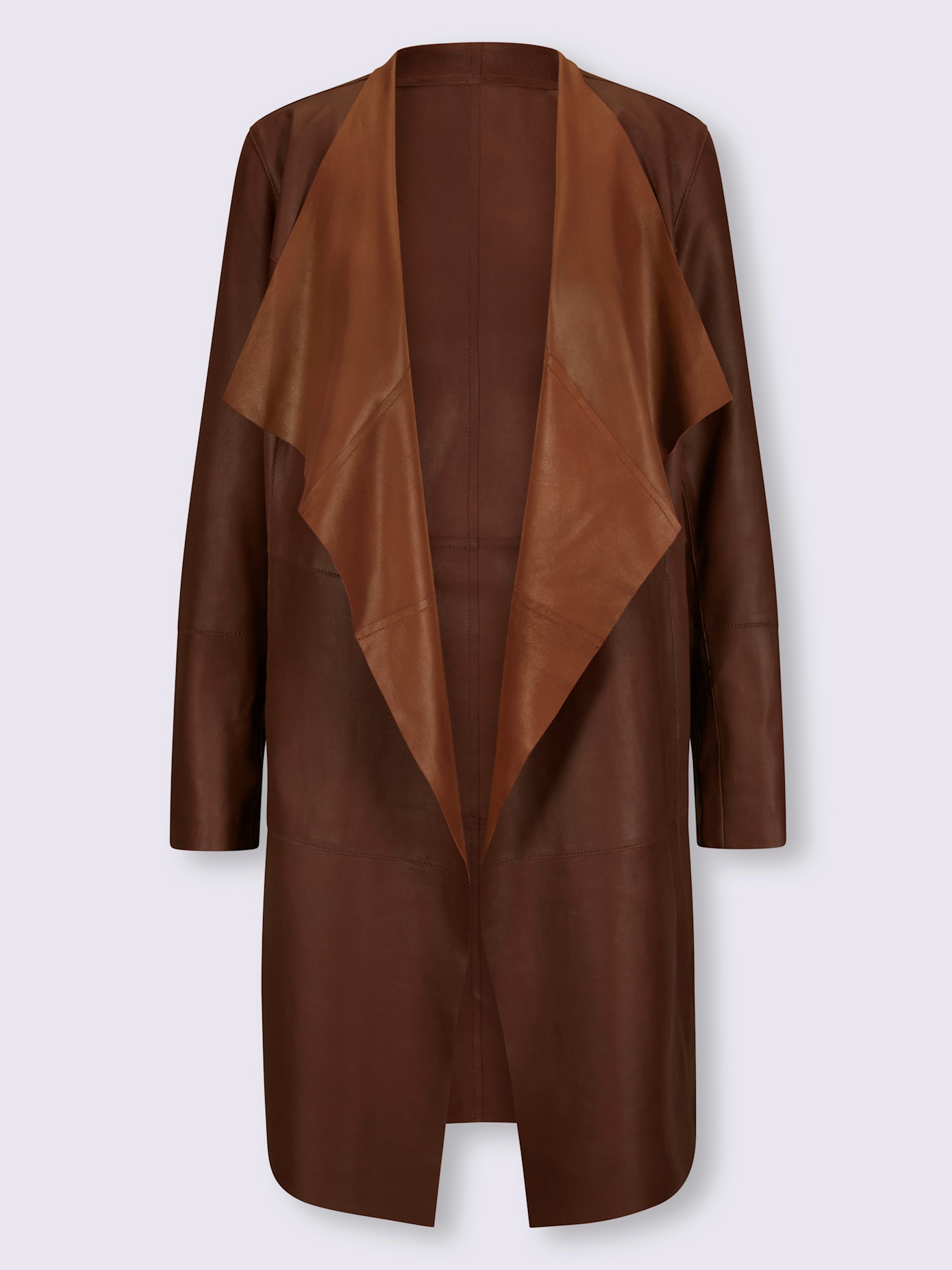 Veste en cuir cuir velours de chèvre