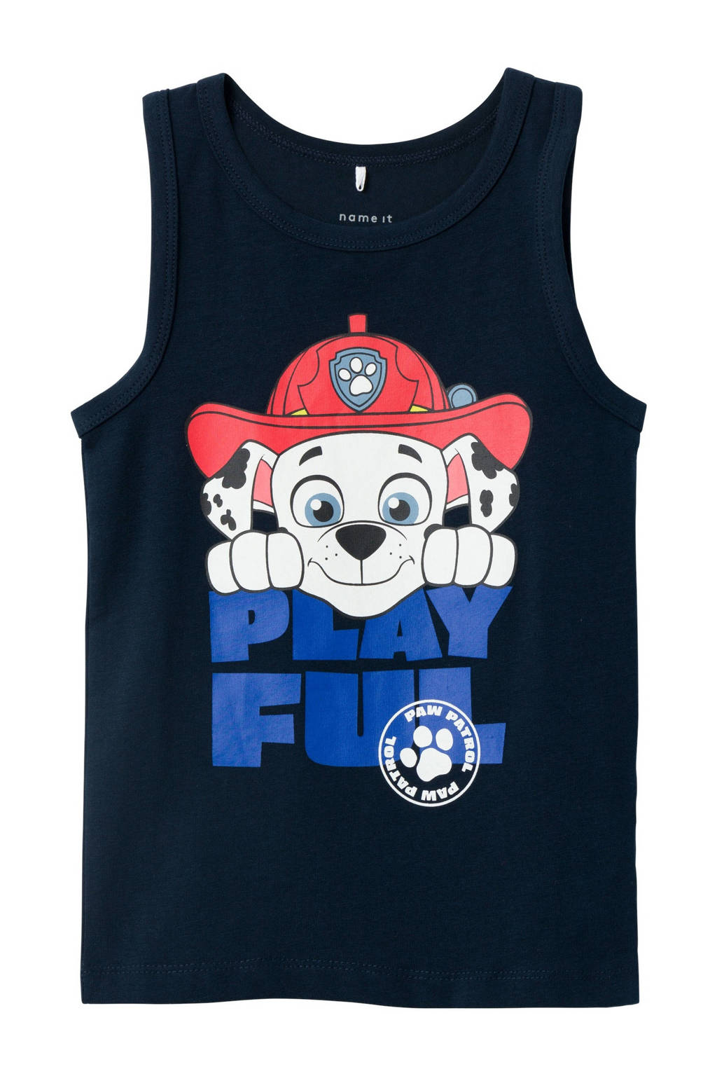 NAME IT Paw Patrol tanktop NMMJABIL met printopdruk donkerblauw