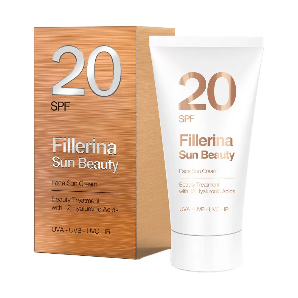 Fillerina Sun Beauty - Face Sun Cream SPF 20 - 50 ml.
