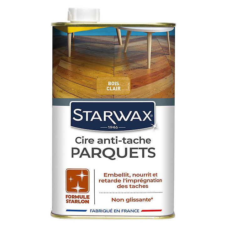 Cire anti-tache Starlon liquide bois clair 1 l