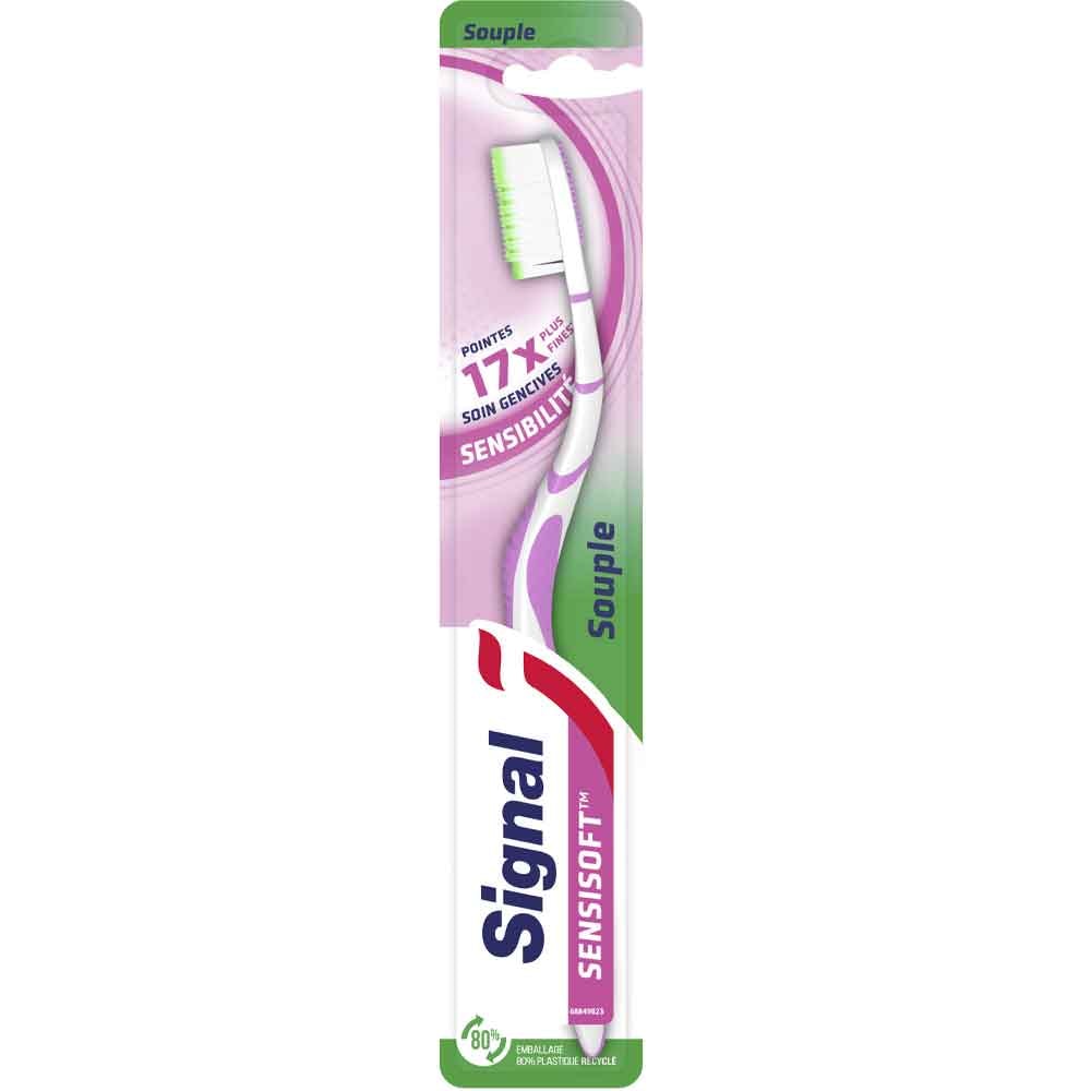 Brosses à dents - Sensisoft sensibilité - Souple - 3 unités
