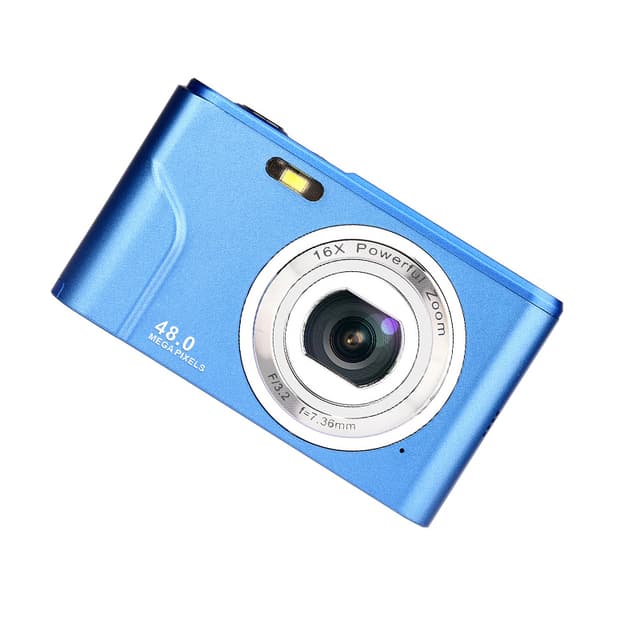 Digitalkamera 1080P / 48 megapixel / 16x zoom Blå