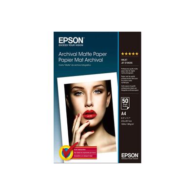 Epson - Papier photo mat - A4 - 192 g/m² - 50 feuilles