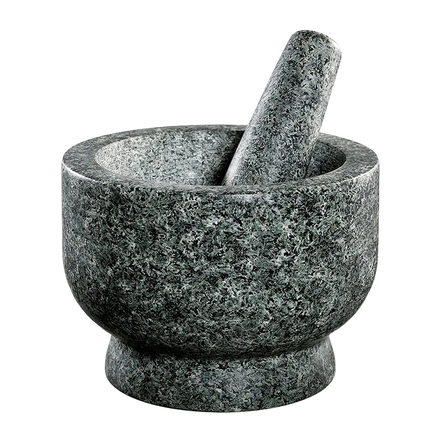 Cilio Granit-Mörser & Stößel Goliath, 5,5 kg, schwarz-grau