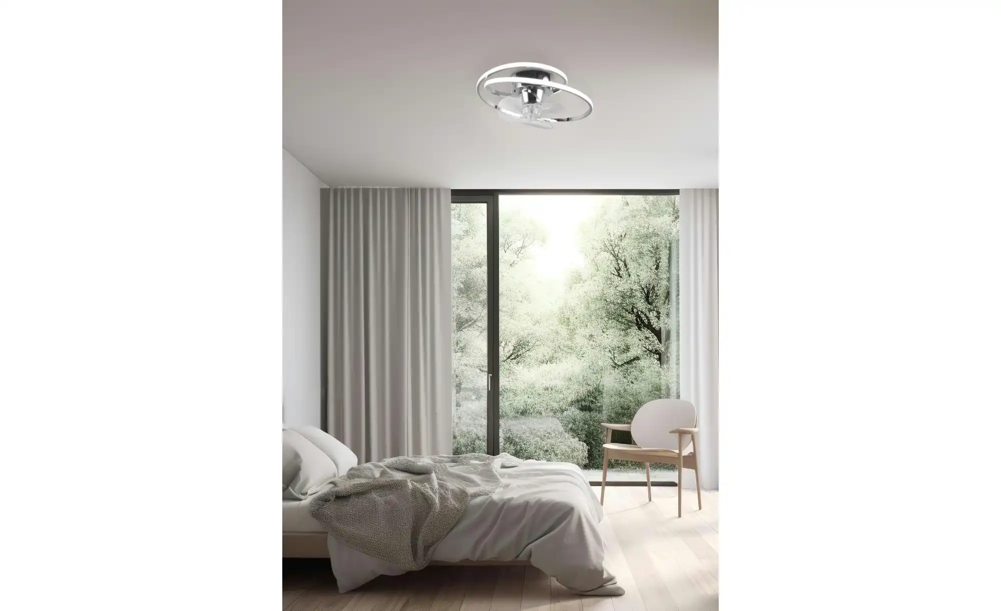 Trio Deckenleuchte mit Ventilator