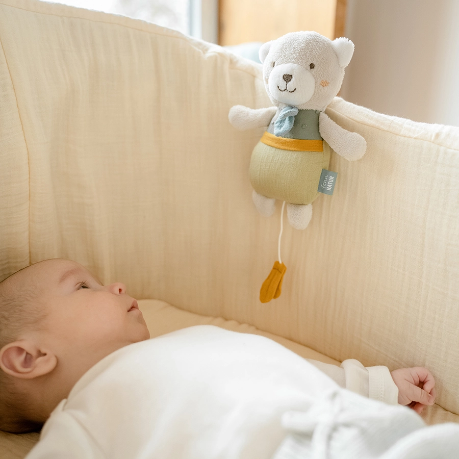 fehn® Mini-Spieluhr Bär fehnNATUR