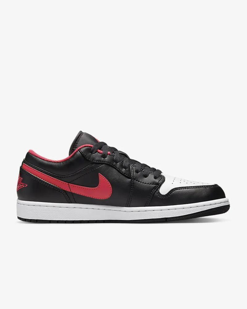 Chaussures Nike Air Jordan 1 Low Noir & Rouge pour homme