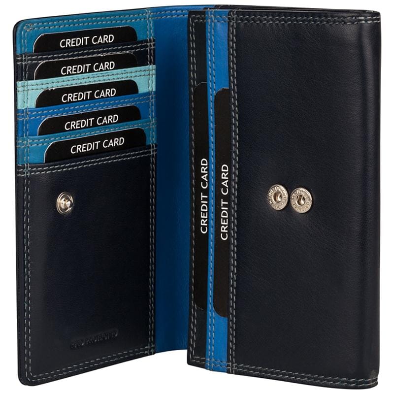 Patchi Dames Portemonnee M BLAUW-MULTI