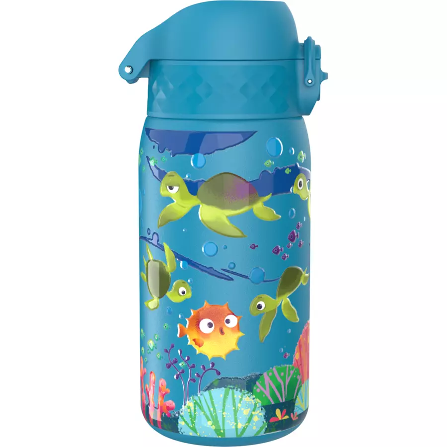 ion8 Kinder-Wasserflasche Edelstahl 400 ml dunkelblau