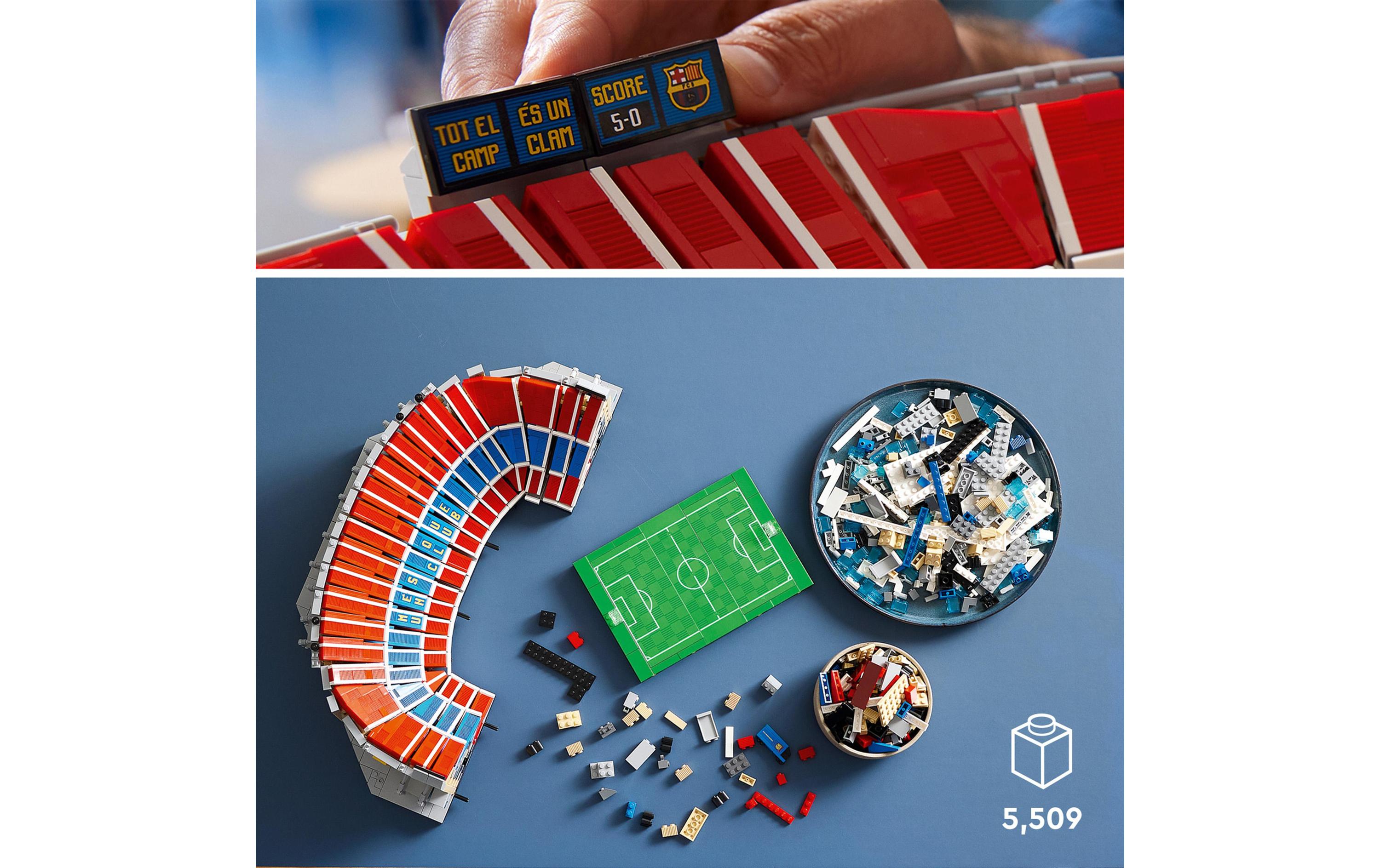 Icons Camp Nou – FC Barcelona 10284<br>Detailgetreues Modell des legendären Camp Nou