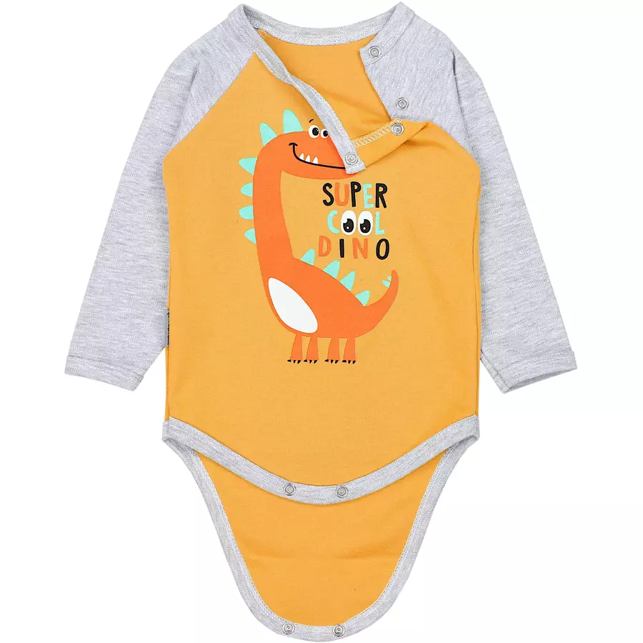 TupTam Jungen Baby Body Langarm 5er Pack grüngelb