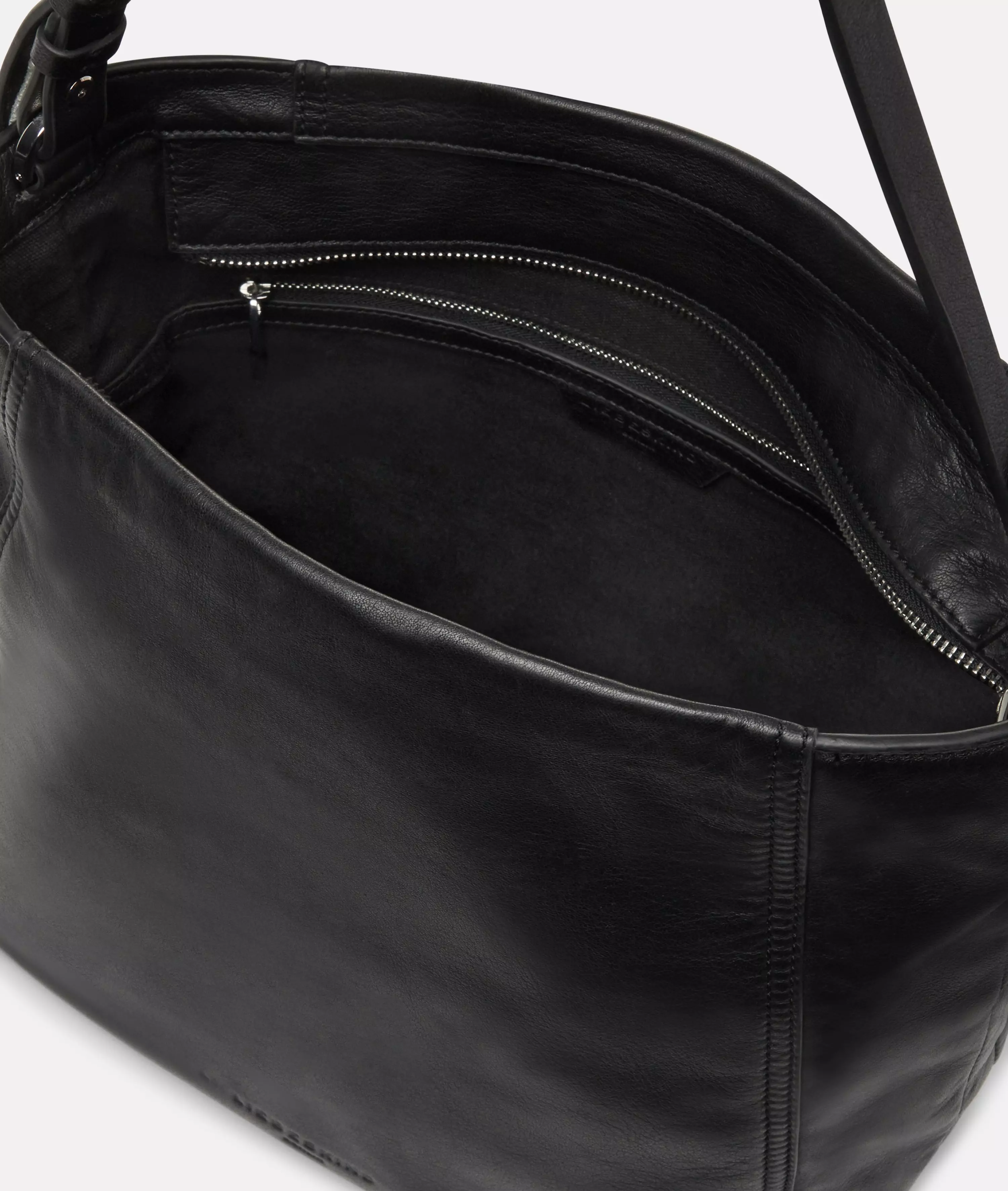 Chudy Hobo M Spacious sheepskin hobo bag