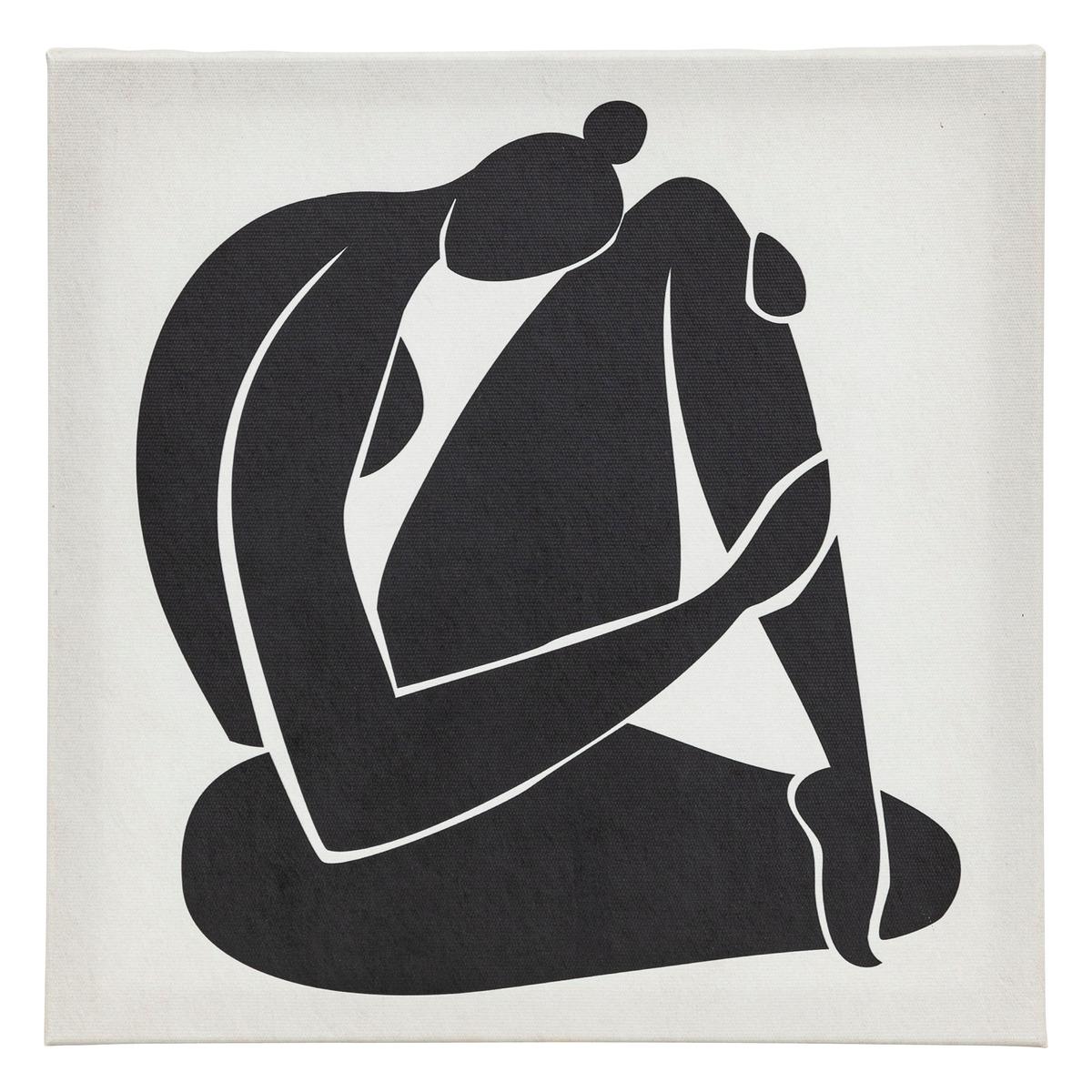 TOILE IMPRIMEE ABSTRAIT CYNTHIA X5 PIECES