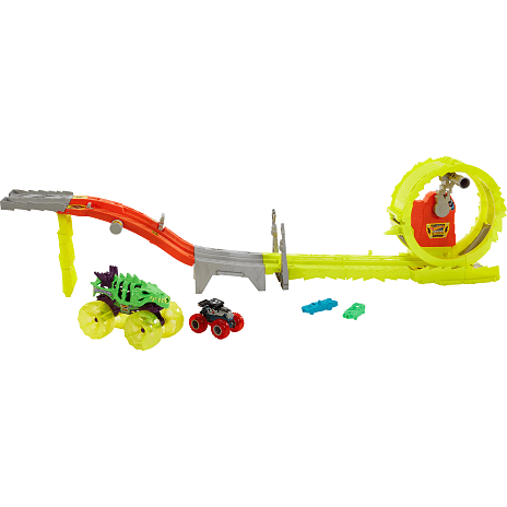 Hot Wheels Monster Trucks banesæt 1:64