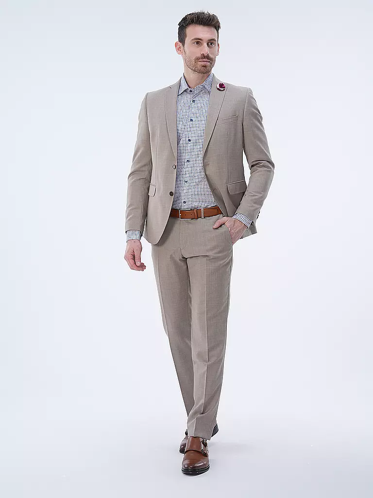 CG - CLUB OF GENTS Anzughose Slim Fit PASCAL beige